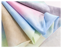 Color Fabric 85%Rayon 15%Silk Fabric Weft Knitting Bright Color Fabric