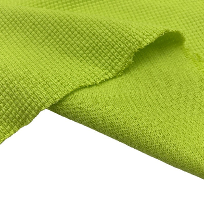 High Quality Waffle 77%Cotton 23%Polyester Fabric for Clothing Textile Fabrics