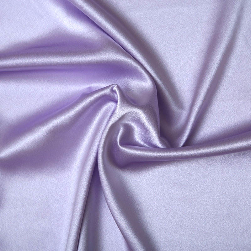 90%Polyester 10% Spandex Satin Fabric Stretch for Garment Dress