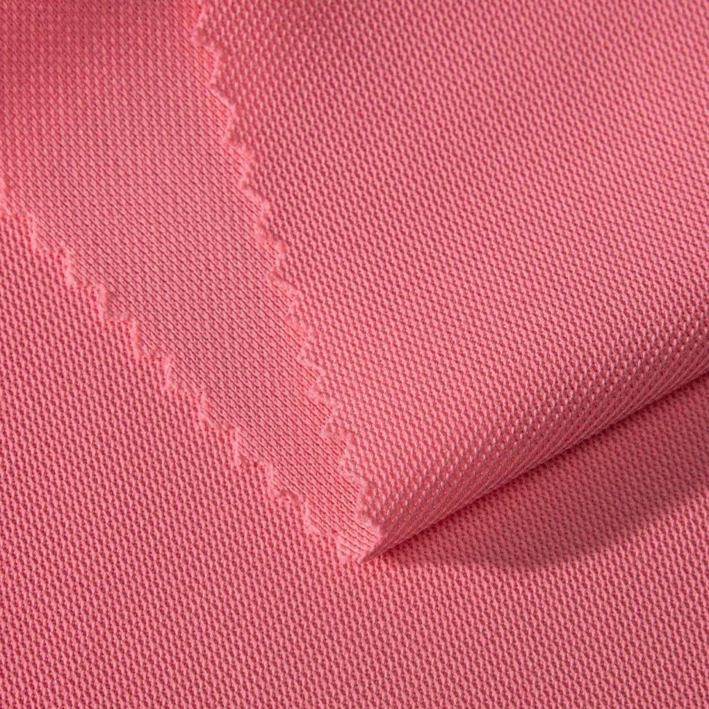 Manufacturer Bird Eye Mesh Fabric 110GSM Polyester Birds Eye Pique Knitted Sportswear Fabric-23