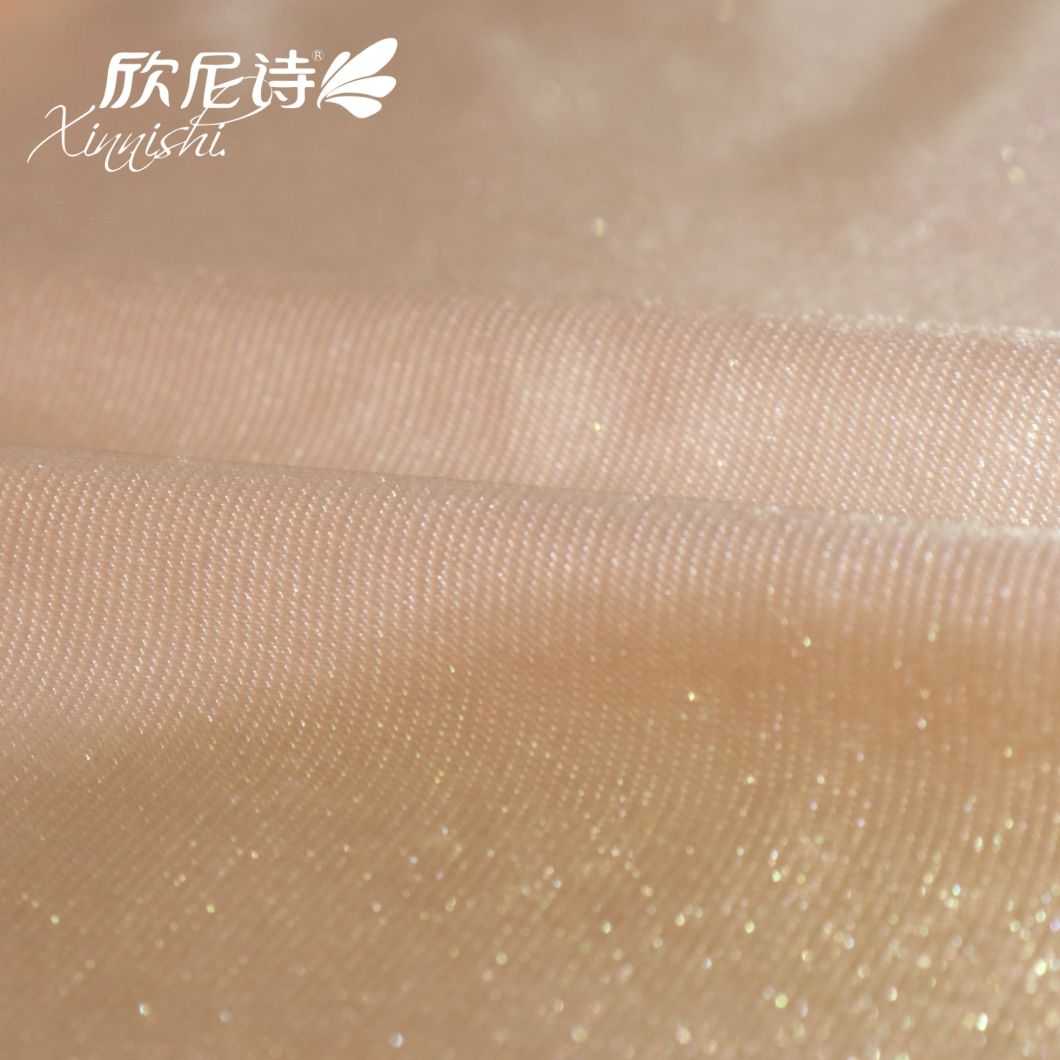 86%Polyester 14%Spandex Shiny Stretch Satin Fabric for Sleep Wear Dress