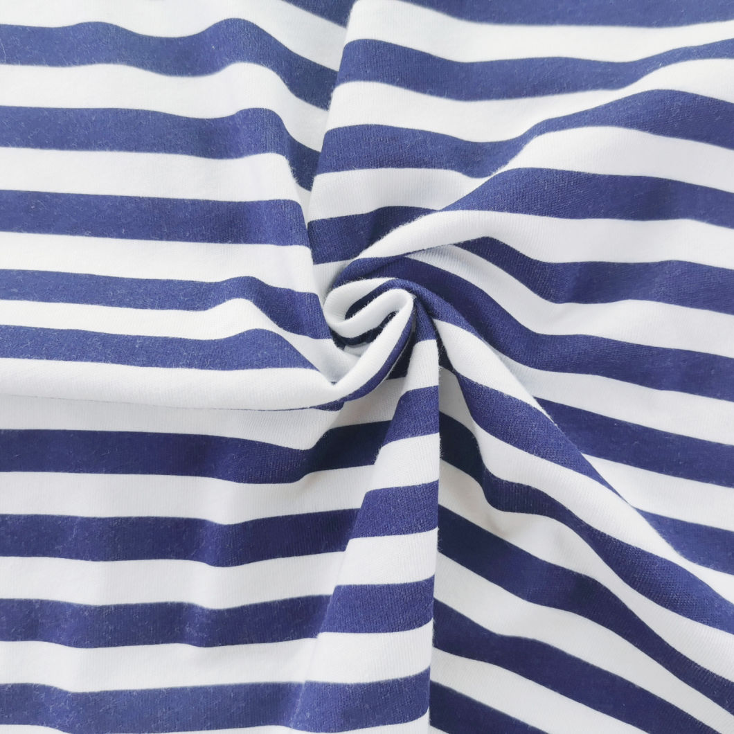 High Quality 100% Cotton Printed Knit Fabric for Baby Wear Shirt P1020-9