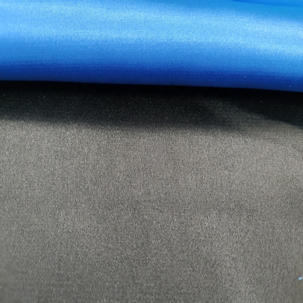 High Quality 94% Polyester 6% Spandex Stretch Satin Textile Fabric for Nightwear Garment
