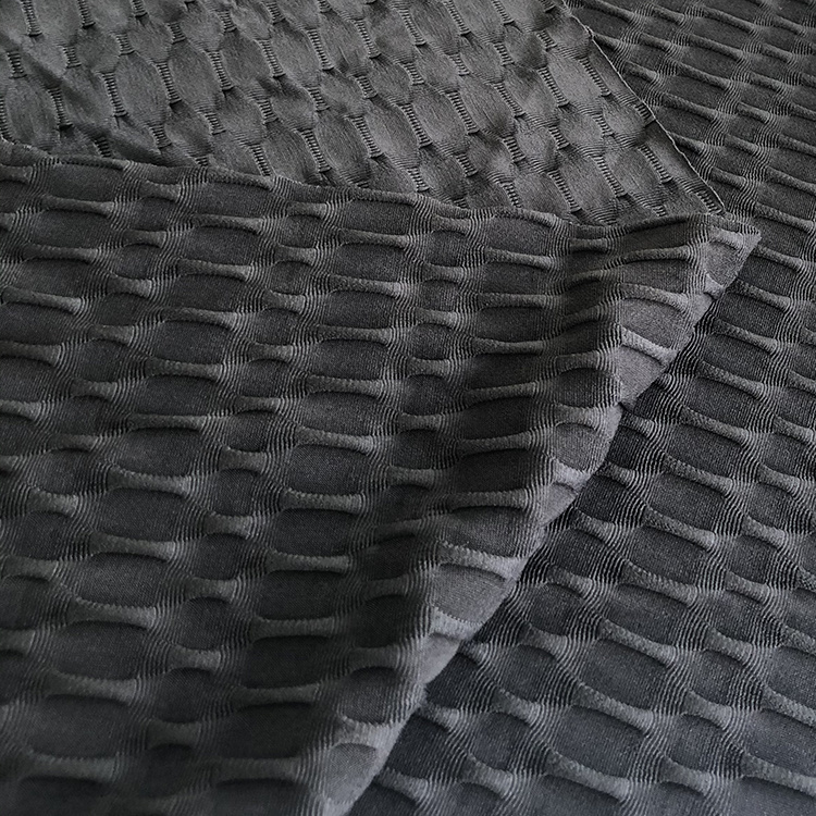 Jacquard Fabric 87.5% Polyester 12.5% Spandex Jacquard Fabric for Garment