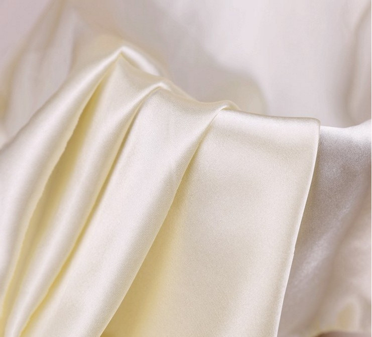 High Quality 95% Polyester 5% Spandex Plain Dyed Satin Fabric for Night Wear