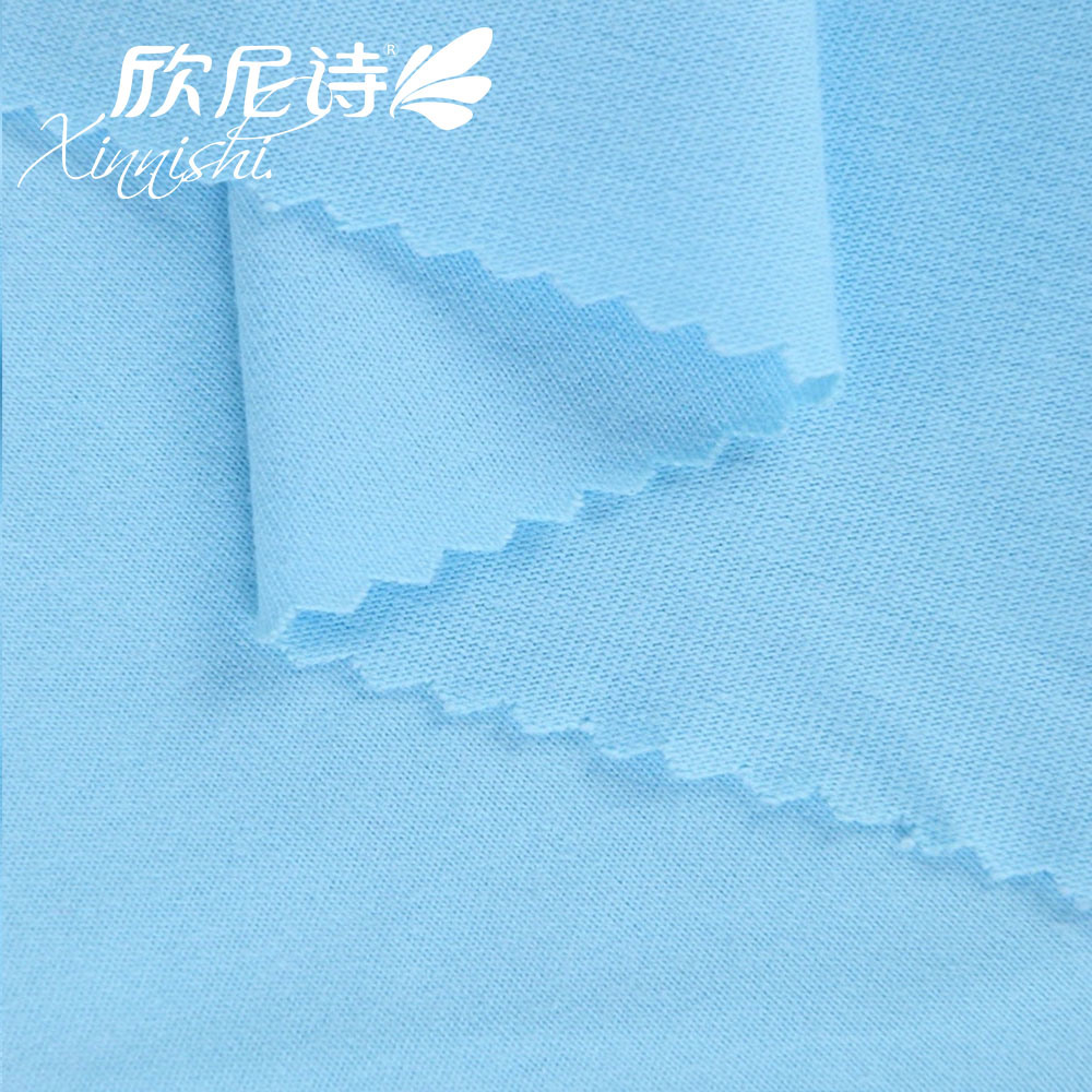 High Quality 100% Cotton Knitted Single Jersey Textile Fabric for Kids Garment Skin Friendly