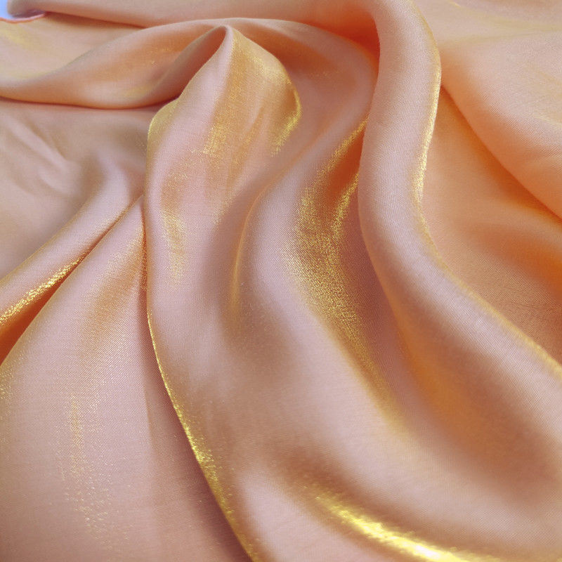 Multi Colors 70% Polyester 30% Cotton Wight 150cm Gilding Satin Fabric for Bridal SA0022-27