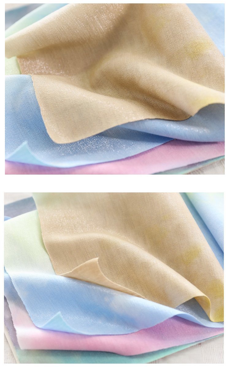 Color Fabric 85%Rayon 15%Silk Fabric Weft Knitting Bright Color Fabric