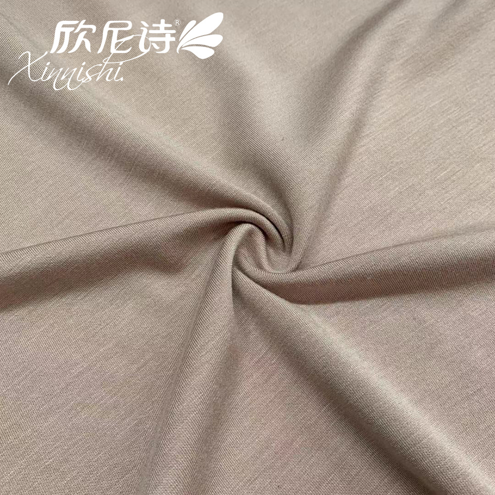 Hot Sale Plain Dyed Knitted Interlock Fabric for Sportswear Swimwear Yoga Garment