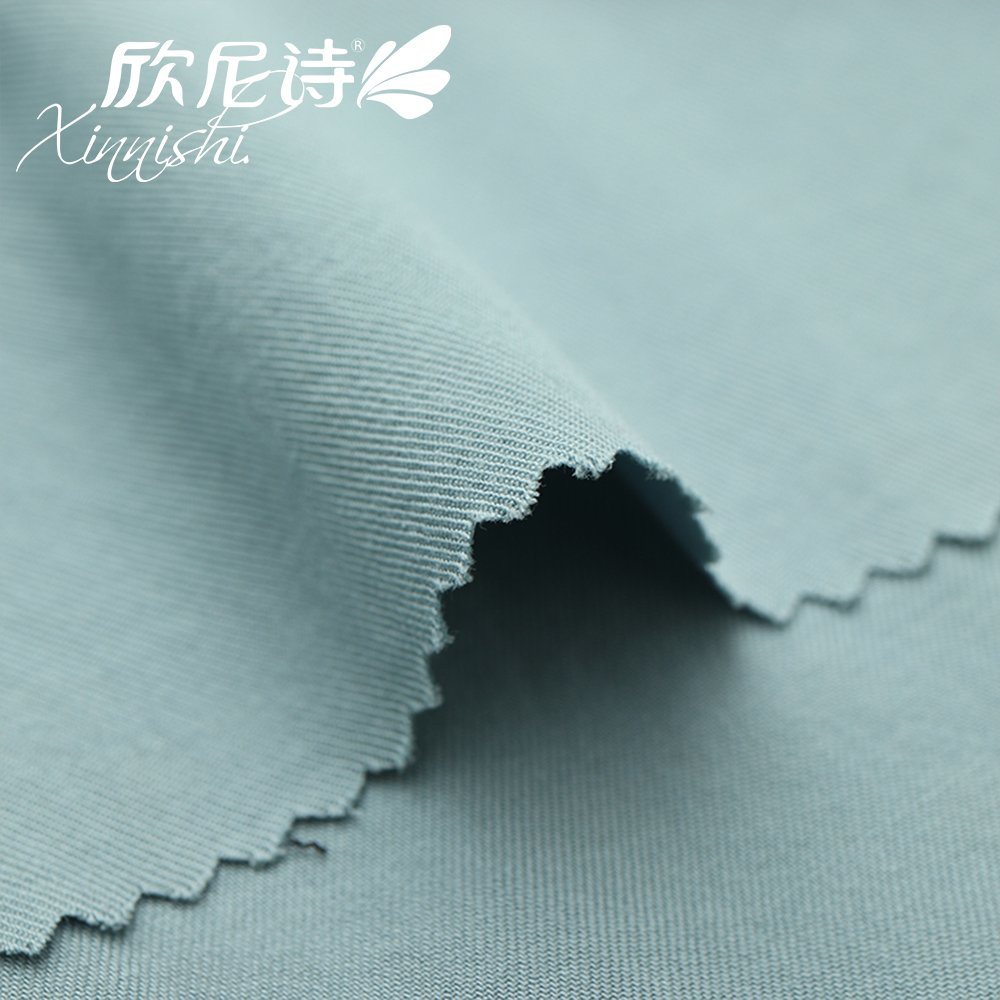 High Density 50% Modal 26% Spandex 24% Polyester Knitted Interlock Fabric for Garment