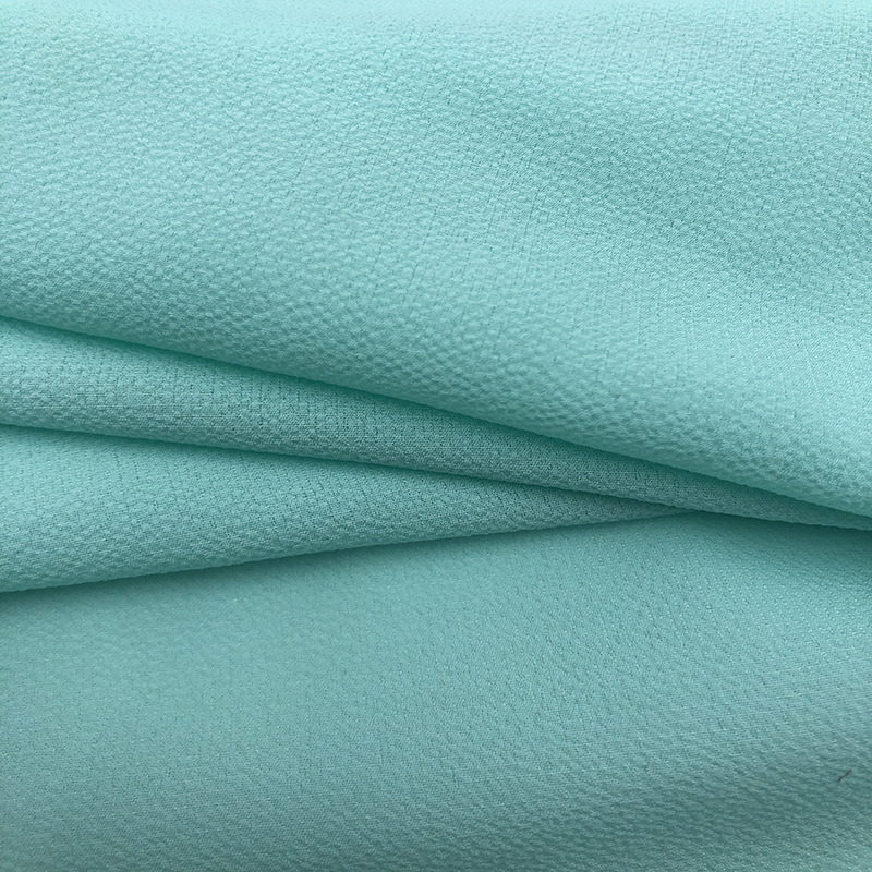 High Quality 96% Polyester 4%Spandex Weft Stretch Bubble Wrinkled Chiffon Fabric for Garment