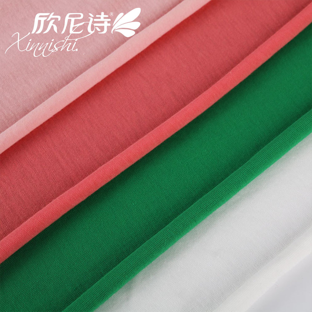 95%Cotton 5%Spandex Knitted Fabric Single Jersey Fabric Textile Fabric for Sportswear Underwear Garment
