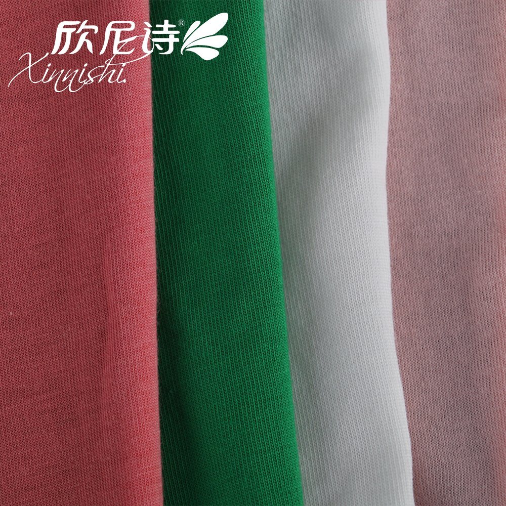 95%Cotton 5%Spandex Knitted Fabric Single Jersey Fabric Textile Fabric for Sportswear Underwear Garment