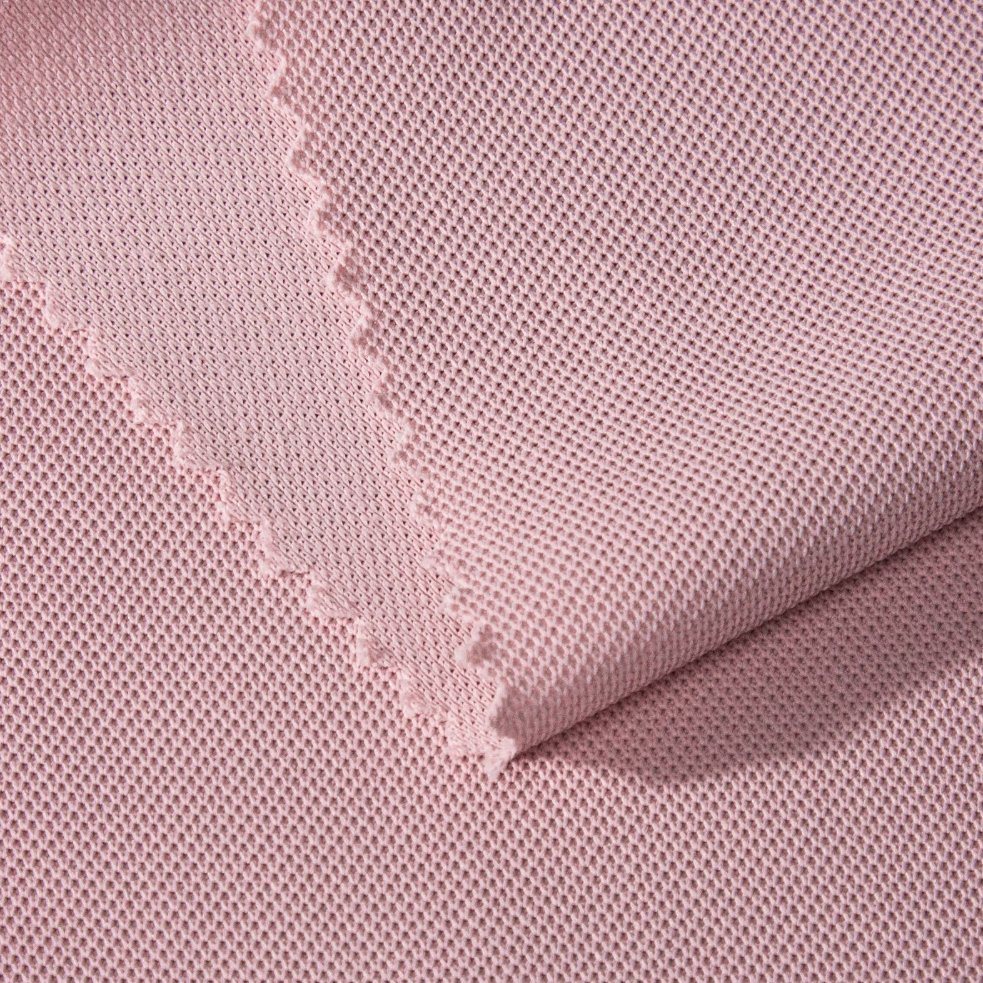 Manufacturer Bird Eye Mesh Fabric 110GSM Polyester Birds Eye Pique Knitted Sportswear Fabric-02