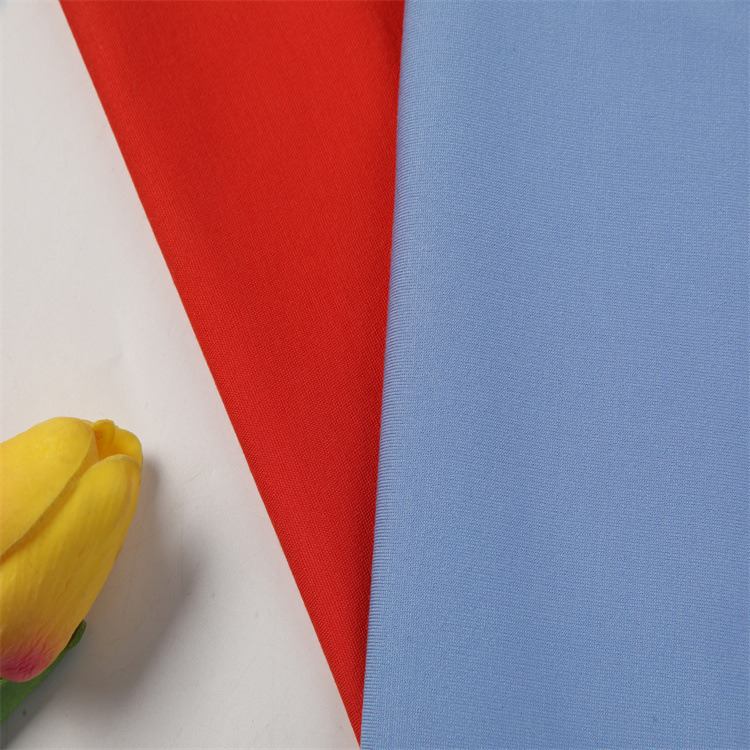 Roma Fabric Stretch Pants Fabric Knitting Dyed 67%R 25%N 8%Sp Fabric for Garment