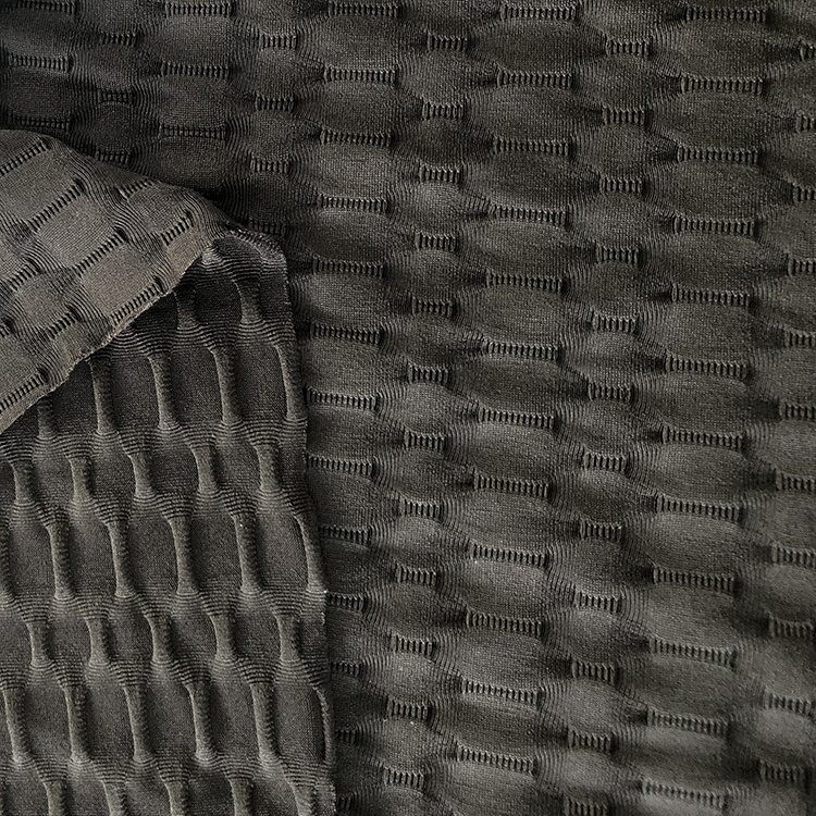 Jacquard Fabric 87.5% Polyester 12.5% Spandex Jacquard Fabric for Garment
