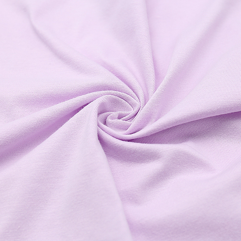 95% Cotton 5% Spandex High Stretch Jersey Textile Fabric for Sportswear Garment