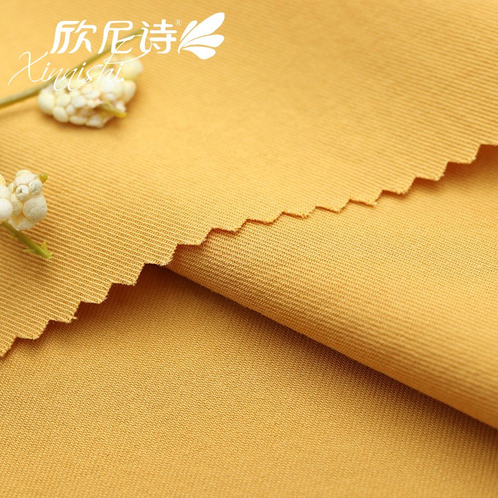 Hot Sale Stretch 50% Modal 26% Spandex 24% Polyester Knitted Interlock Fabric for Garment