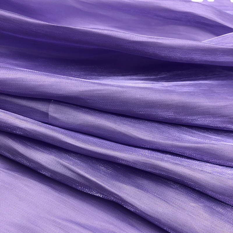 Satin Chiffon Fabric 100% Polyester Soft Chiffon Fabric for Women