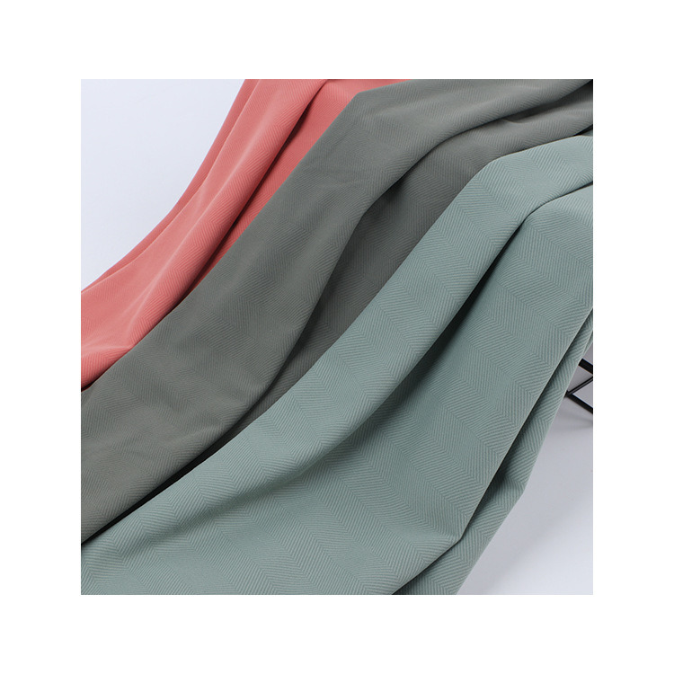 High Quality Stretch Roma Fabric Knitted 77%Polyamide 3% Spandex Fabric for Garment