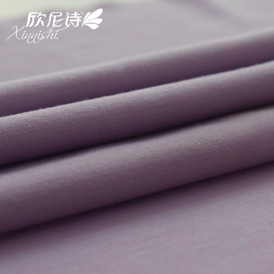 50% Modal 26% Spandex 24%Polyester T-Shirts Clothing 4 Way Stretch Modal Fabric for Swimsuit Underwear and Sportswear