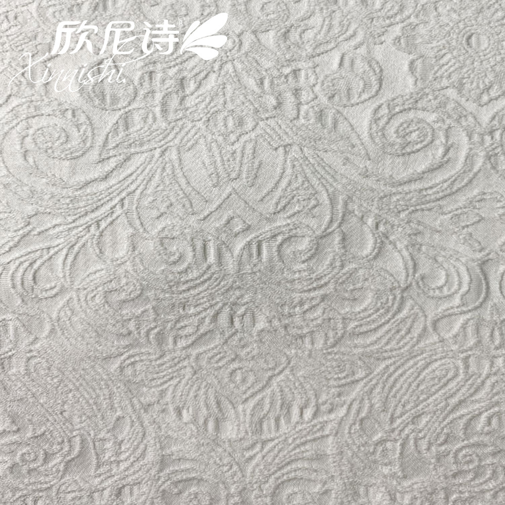 Hot Selling Customised Colour 87.5%Polyester 12.5%Spandex Jacquard Fabric for Garment