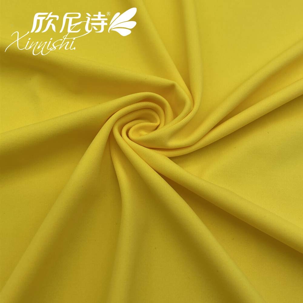 85% Polyester 15% Spandex Warp Knitting Polyester Swimwear Fabric for Yoga Garment