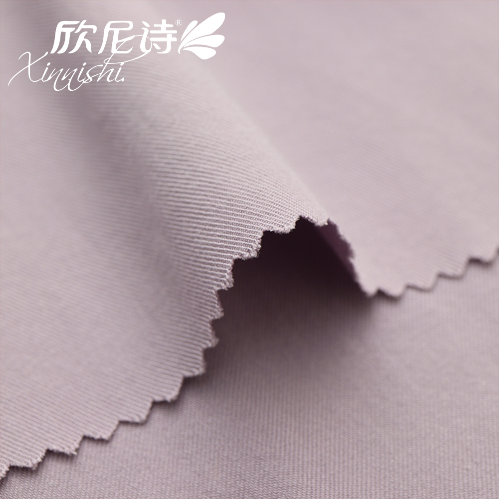 Hot Sale Stretch 50% Modal 26% Spandex 24% Polyester Knitted Interlock Fabric for Garment