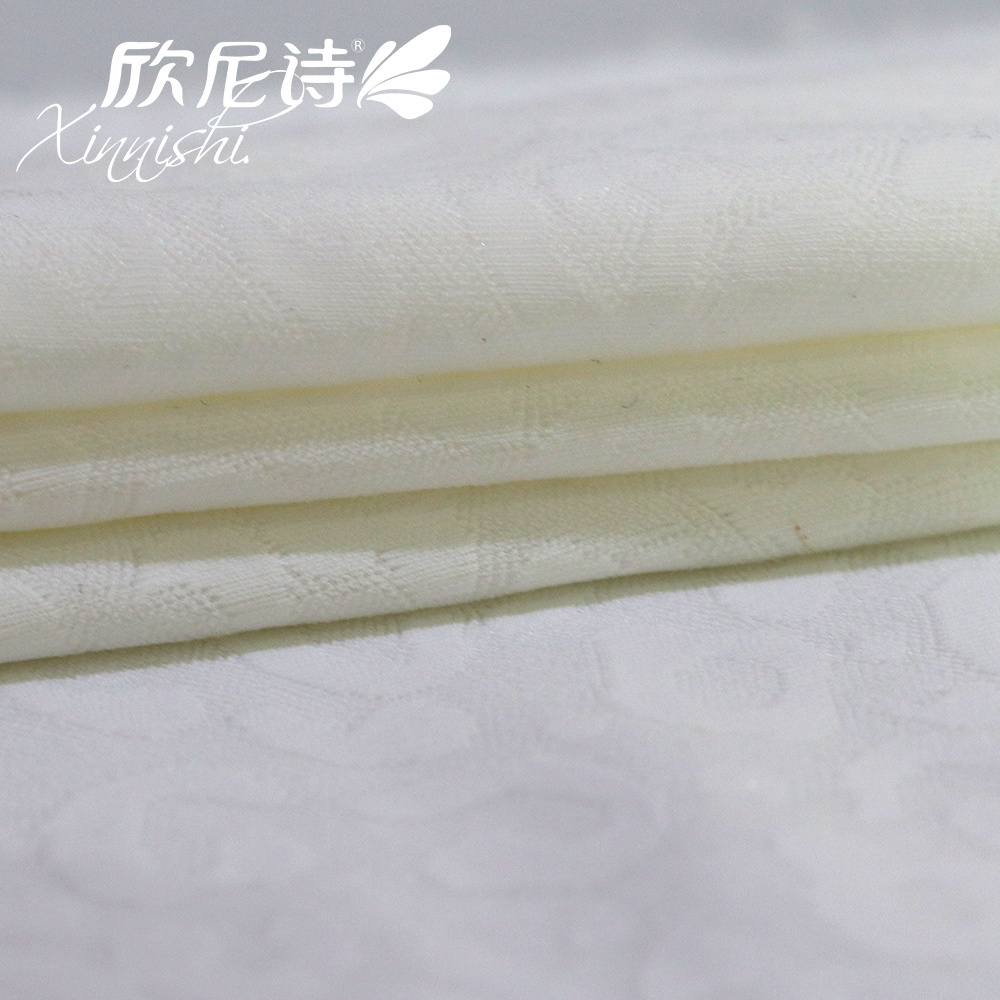 High Quality Stretch 78% Polyester 22% Spandex Solid Woven Jacquard Fabric for Sportswear Underwear Garment