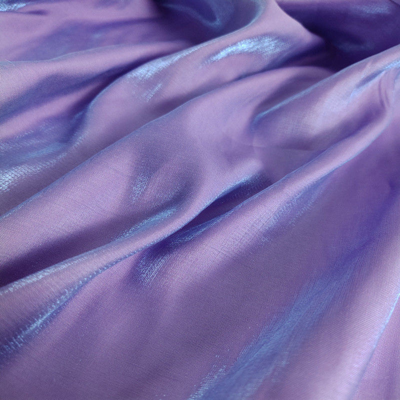 Multi Colors 70% Polyester 30% Cotton Wight 150cm Gilding Satin Fabric for Bridal SA0022-30