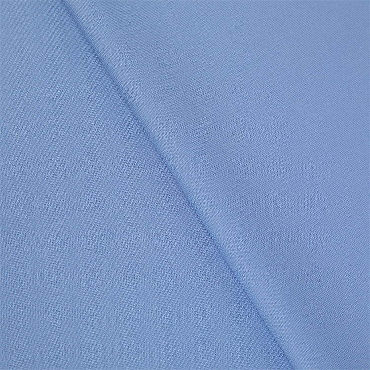 Roma Fabric Stretch Pants Fabric Knitting Dyed 67%R 25%N 8%Sp Fabric for Garment