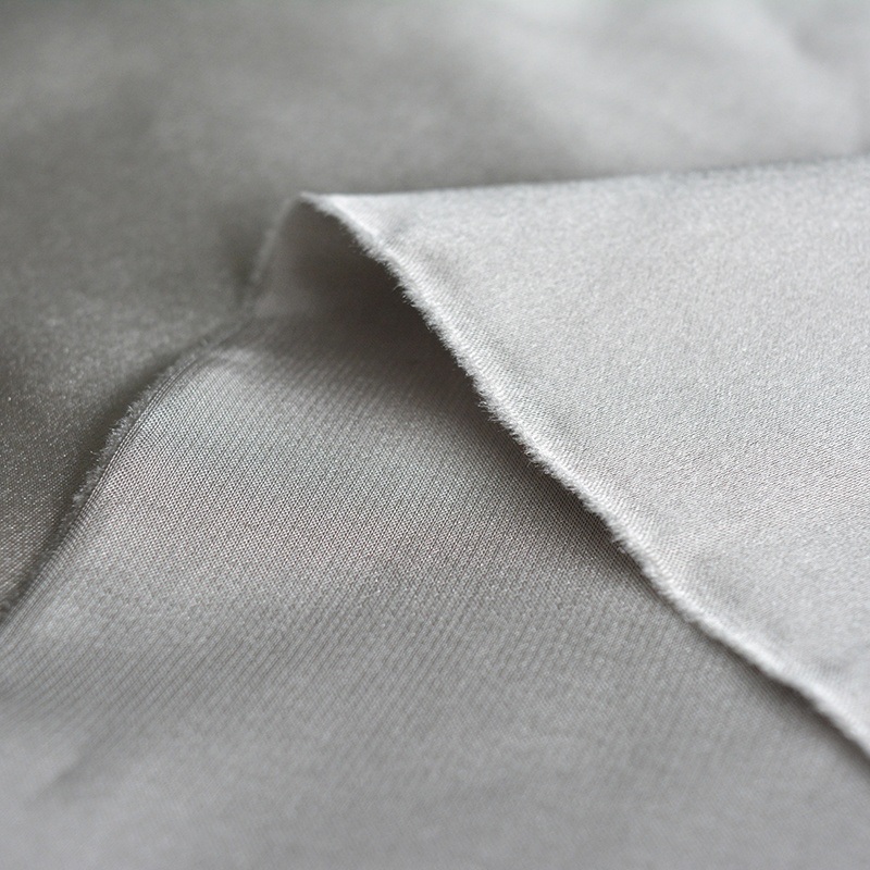 Stretch 95%Polyester 5%Spandex Satin Fabric Shiny Satin Fabric for Women′s Dress Polyester Fabric Nightwear Garment