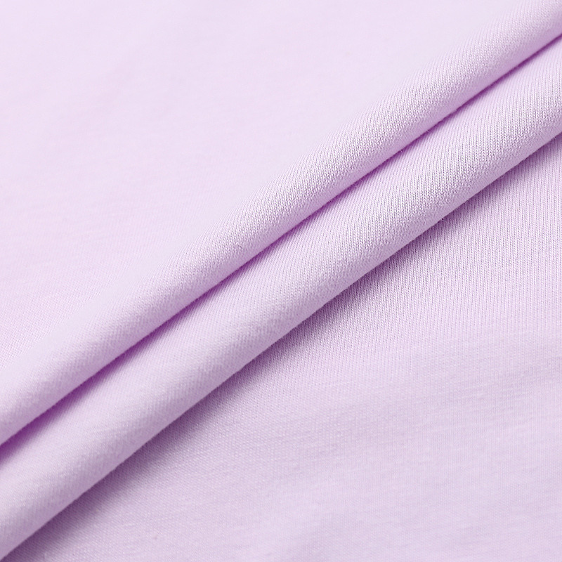 95% Cotton 5% Spandex High Stretch Jersey Textile Fabric for Sportswear Garment