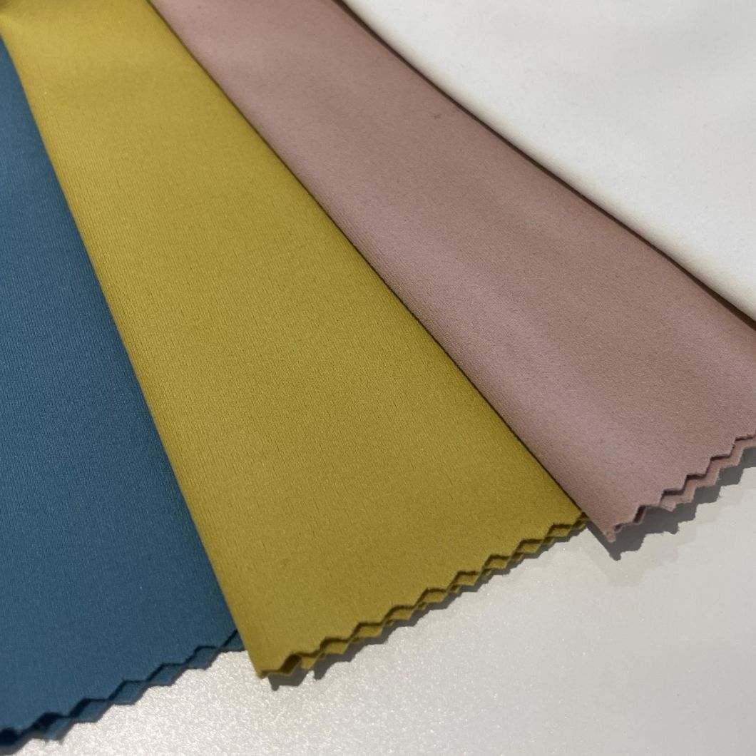 High Elastic Stretch Double Faced 85% Polyester 15% Spandex Yoga Underwear Swimwear Fabric