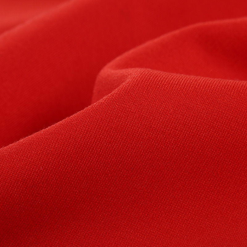 High Quality Plain Dyed 90%Polyester 10% Spandex Fabric for Garment