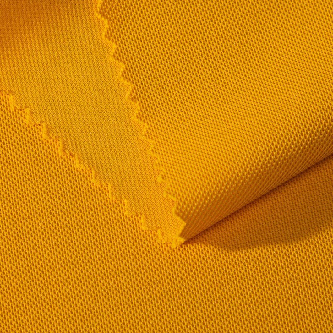 Manufacturer Bird Eye Mesh Fabric 110GSM Polyester Birds Eye Pique Knitted Sportswear Fabric-20