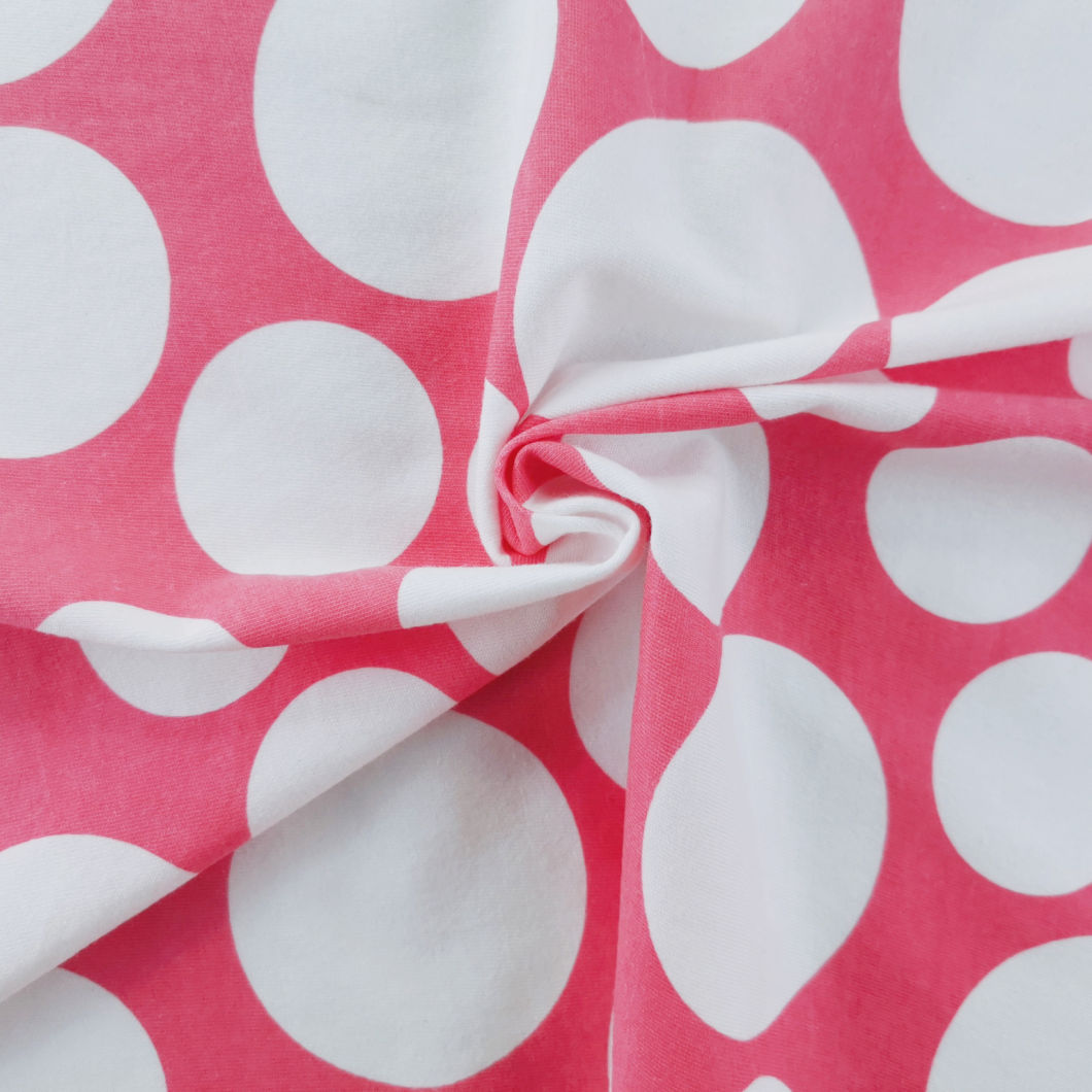High Quality 100% Cotton Printed Knit Fabric for Baby Wear Shirt P1020-7
