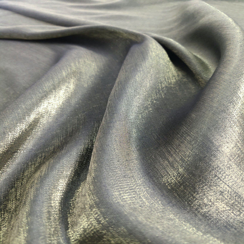 Multi Colors 70% Polyester 30% Cotton Wight 150cm Gilding Satin Fabric for Dress Skirt