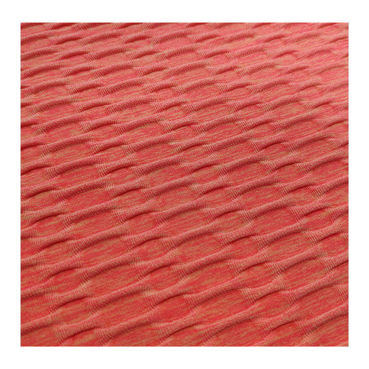 87.5%Polyester 12.5%Spandex Elastic High Quality Jacquard Fabric for Sportswear Garment