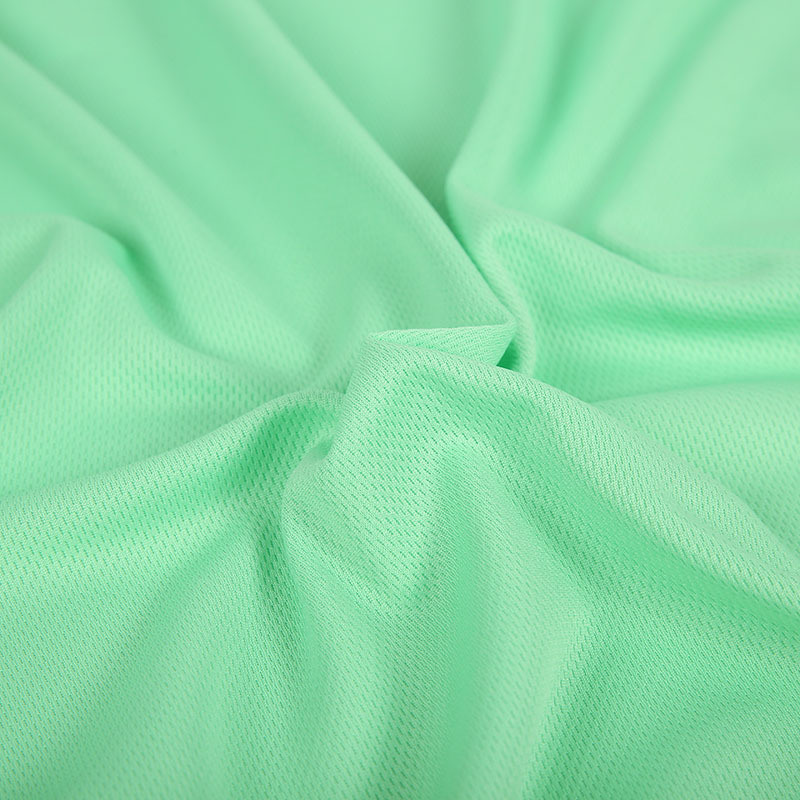 100% Polyester Pique Fabrics Roll Packing Mesh Fabric for Kids Polo Shirt