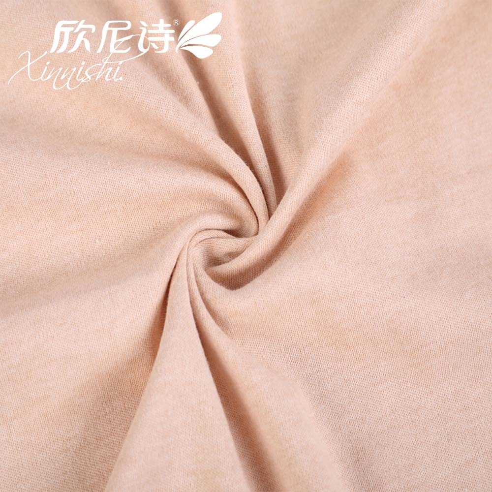 100% Cotton Single Jersey Knitted Fabric Stretch Breathable Plain Dyed Jersey Textile Fabric for T-Shirt Garment Underwear