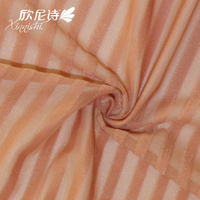 87.5% Polyester 12.5%Spandex 125GSM Knitted Rib Jacquard Fabric for Garment