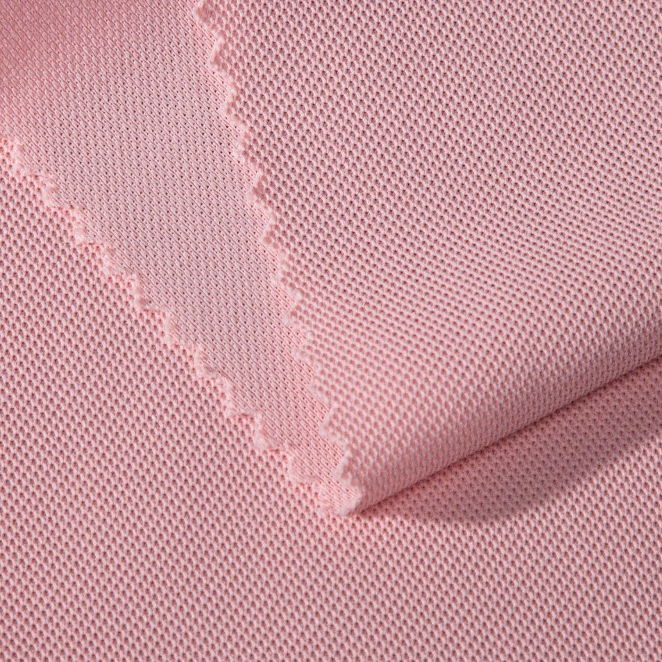 Manufacturer Bird Eye Mesh Fabric 110GSM Polyester Birds Eye Pique Knitted Sportswear Fabric-25