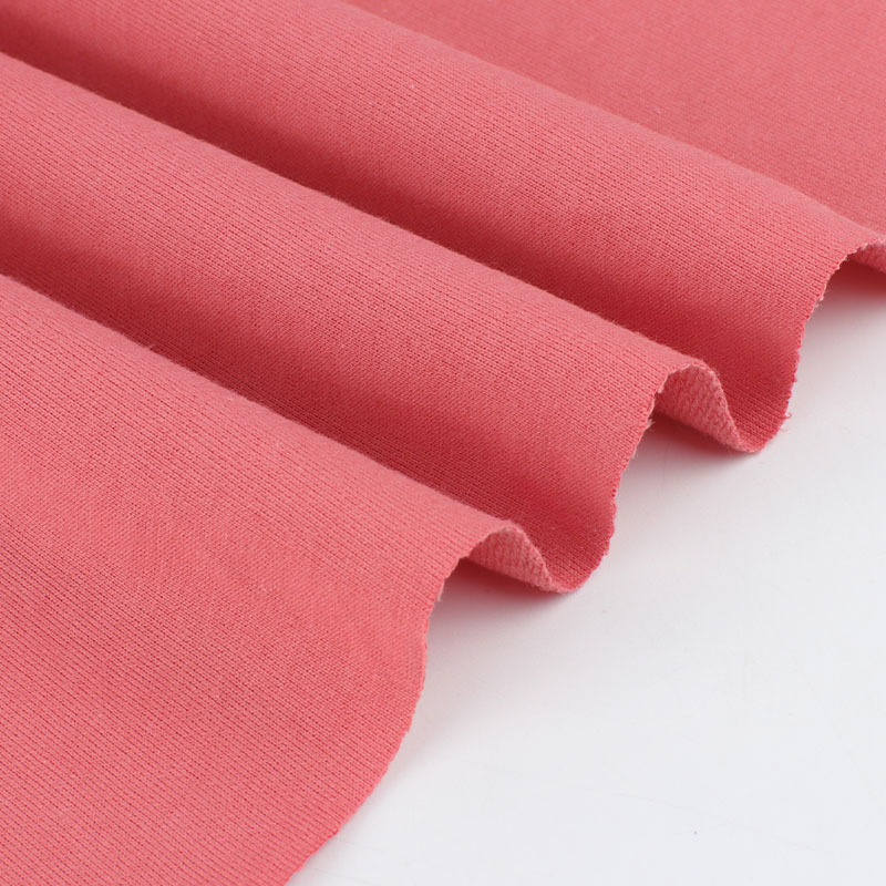High Quality 100% Cotton Spandex Single Jersey Knit Fabric for Men Women